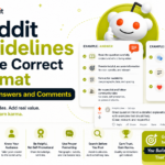 Reddit guidelines for answers and comments