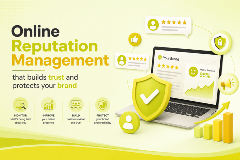 Online reputation management that builds trust and protects your brand