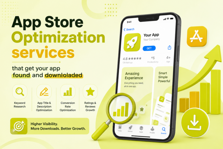 App Store Optimization services that get your app found and downloaded
