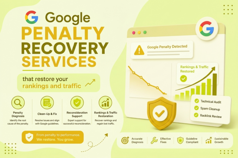 Google penalty recovery services that restore your rankings and traffic