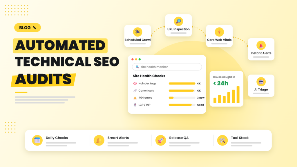 Automated technical SEO audits