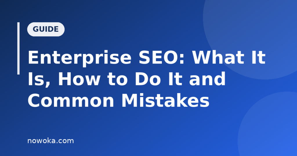 Enterprise SEO guide featured image